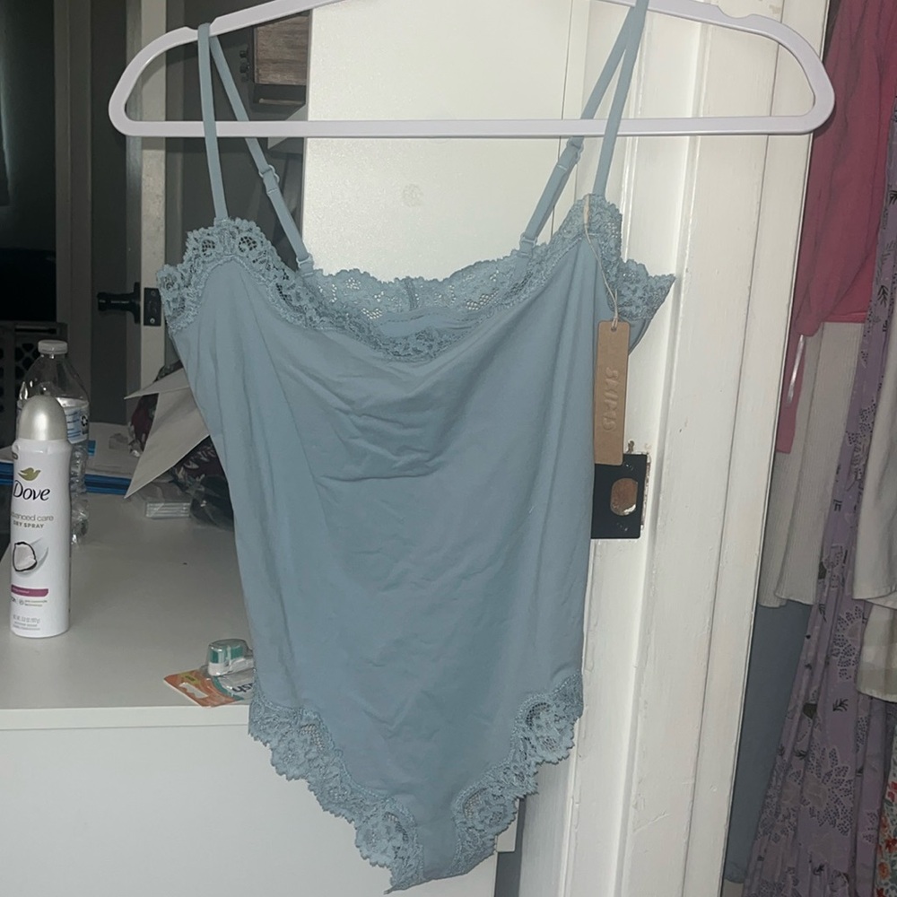 NWT Skims bodysuit! Limited edition denim blue.